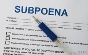 subpoena